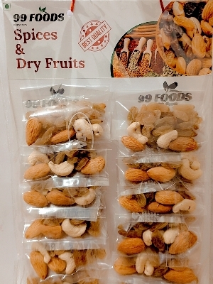 Kaju Badam Kishmish Mix Dry Fruit - Size: 6-8 Inch