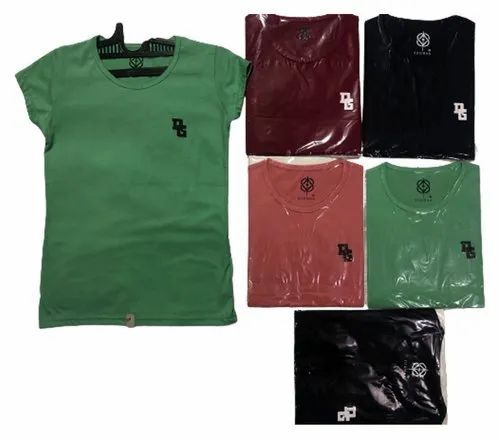 Ladies Cotton Plain T Shirt