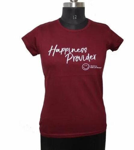 Ladies Half Sleeves T Shirts