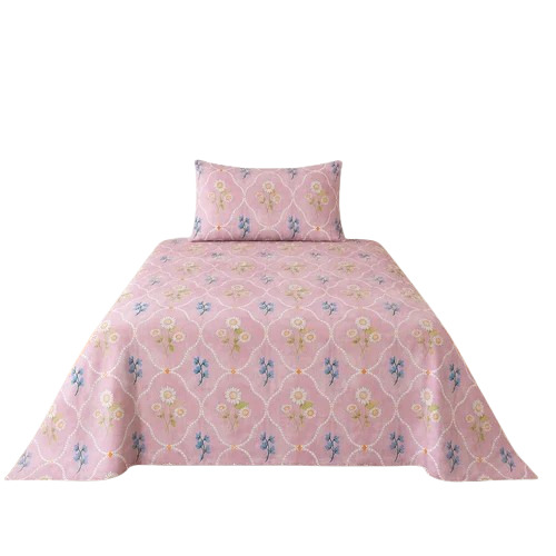 Printed Cotton Single Bedsheet