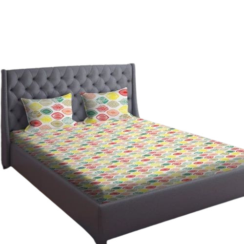 Pure Cotton King Size Printed Bed Sheet