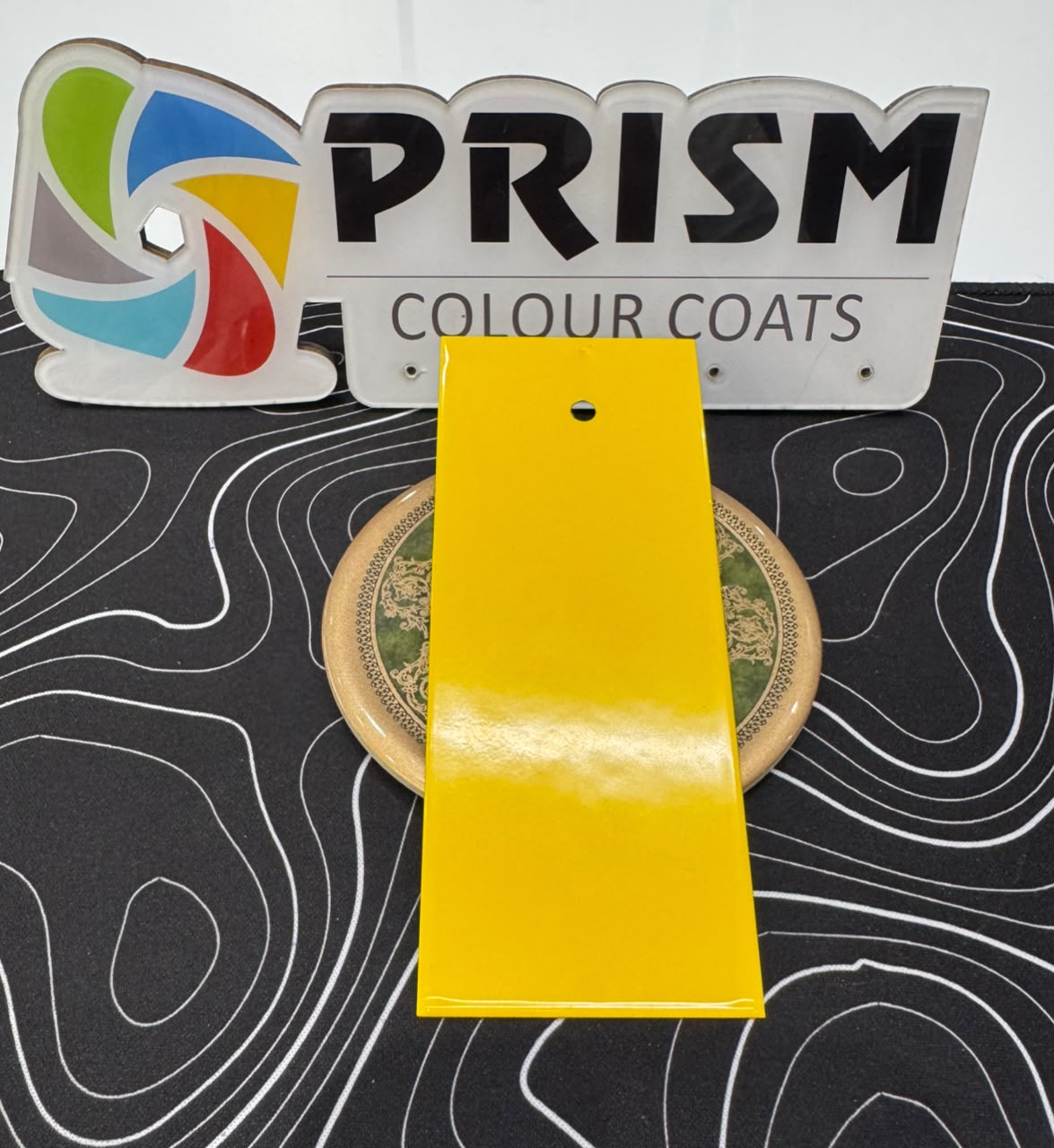 RAL 1023 Yellow Semi Glossy Epoxy Polyester Coating Powder