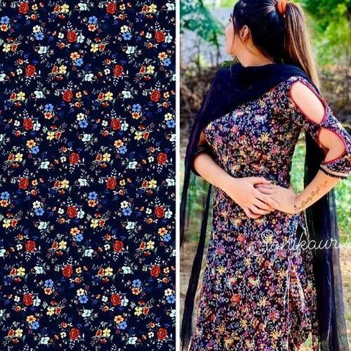 Rayon Printed Fabric