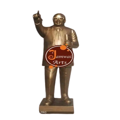 6 Feet Bhim Rao Ambedkar Golden Statue
