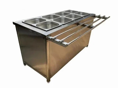 8 Pots Stainless Steel Bain Marie