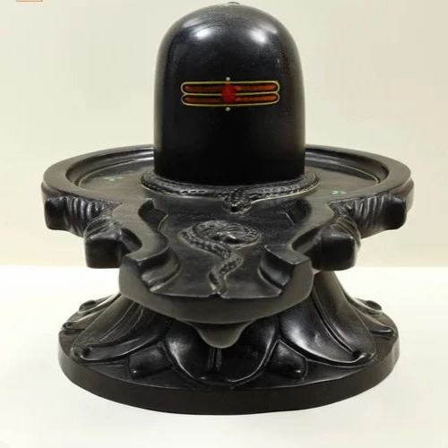 Black Marble Shivlingam