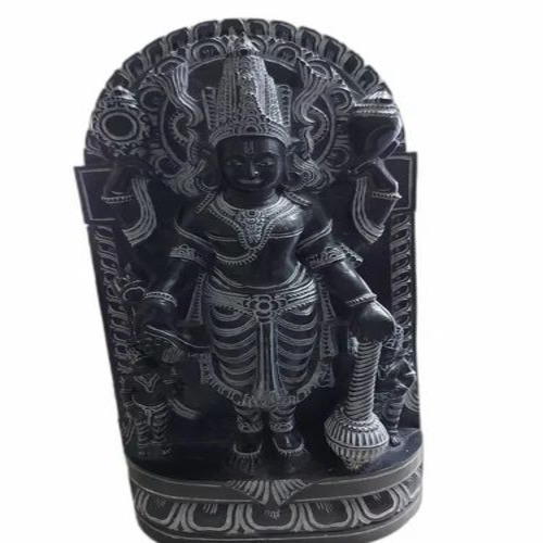 Black Stone Durga Statue