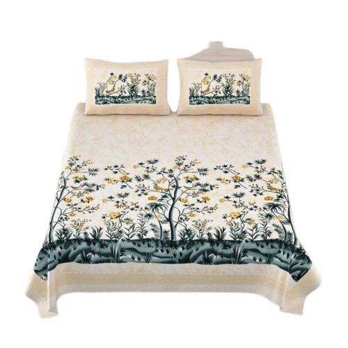 Designer Pure Cotton Double Bedsheet
