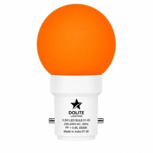 Dolite Lighting 0.5 W Orange Led Bulb