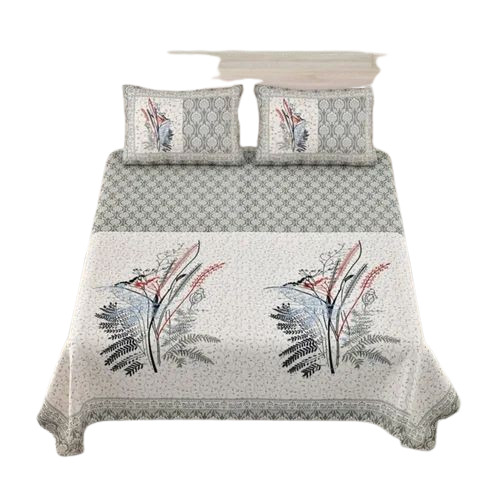 Floral Texture King Size Bedsheet