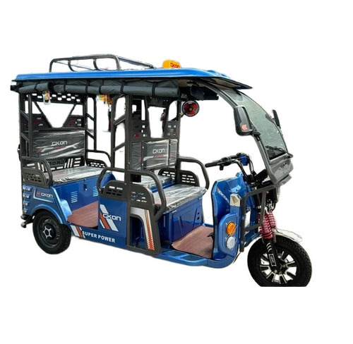 Gkon Butterfly Metallic Steel Battery Operated Rickshaw