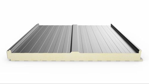 Gray Puf Insulated Roofing Panel