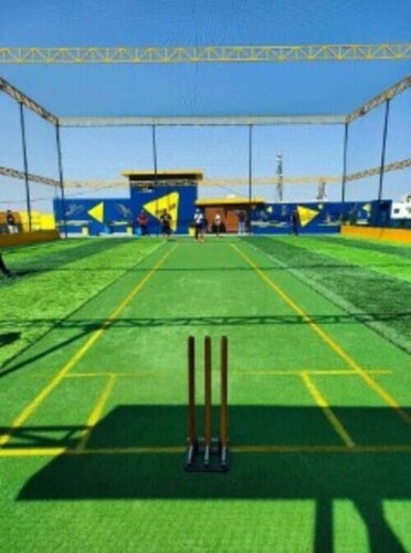 Green Nylon Cricket Practice Nets