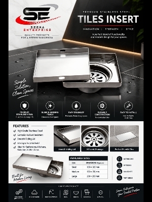 Inbuilt Tile Jali 6 X 6