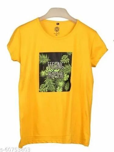 Ladies Fancy Printed T Shirt