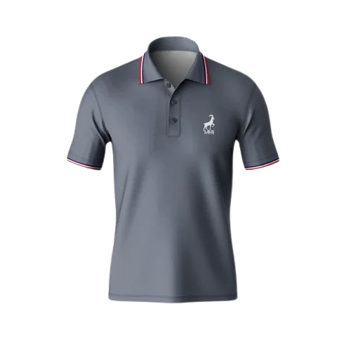 Men Dark Grey Color Half Sleeves T Shirt