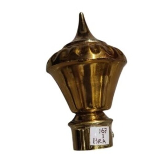 Polished Brass Curtain Bracket