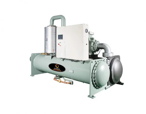 Portable Water Chiller - Mild Steel, 40 Ton, White/Grey/Green/Blue, 2 Compressors, 415V, 3 Phase, Automatic