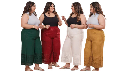 Premium Jumbo Chikan Embroidered Palazzo - Rayon XXL Multi-Color | Soft Lightweight Comfortable No Fade