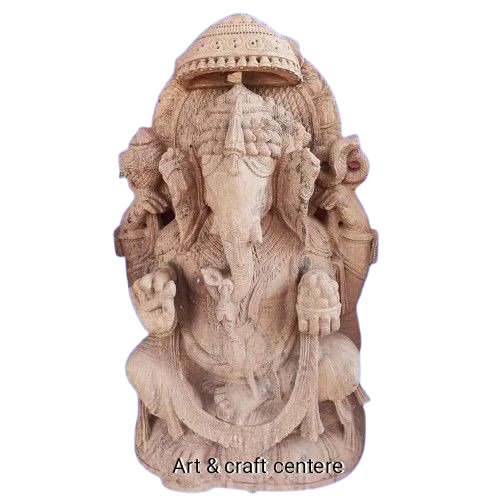 Sand Stone Lord Ganesha Statue