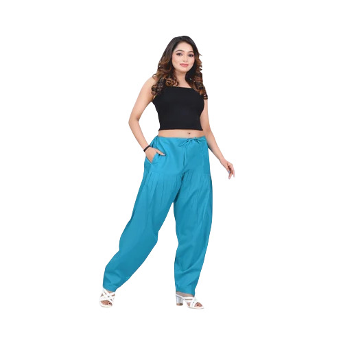 Tritara Premium Cotton Poplin Patiala Salwar with Pocket and Nada
