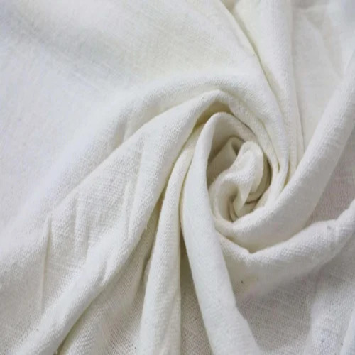 White Plain Cotton Fabric