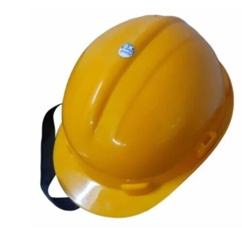 Yellow Pvc Guard Safety Helmet