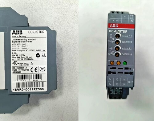 Abb Cc-U Stdr Universal Analog Signal Relay Converter 1Svr040011R2500 110-240V Ac - Usage: Industrial Automation & Process Control Systems