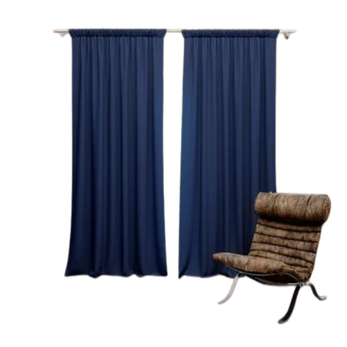 Blue Decorative Door Curtains