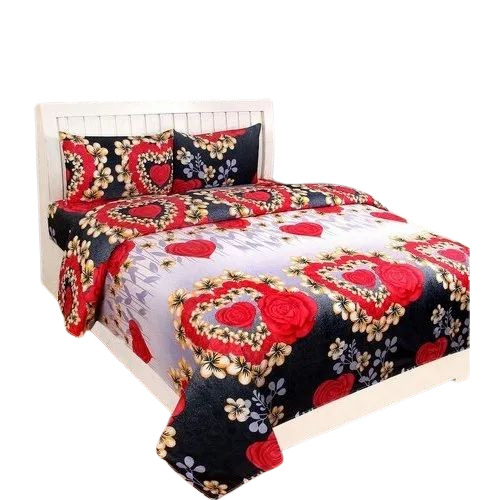 Cotton Printed Double Bedsheet