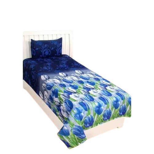 Floral Printed Single Bed Sheet