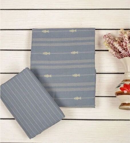 Gray Cotton Ladies Suit Fabric Material