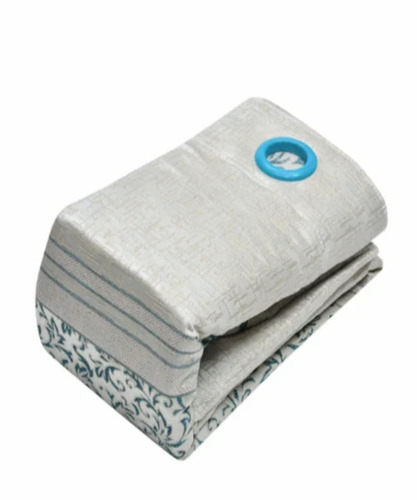 Light Grey Polyester Window Curtains