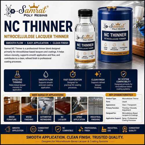 Nc Thinner - Usage: Solvent Blend For Viscosity Adjustment