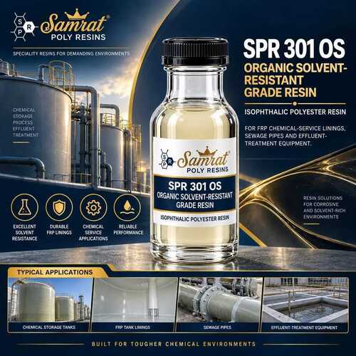 Organic Solvent-resistant Grade Resin - Application: Frp Linings For Organic-solvent Storage; Sewage Pipes; Effluent-treatment Equipment