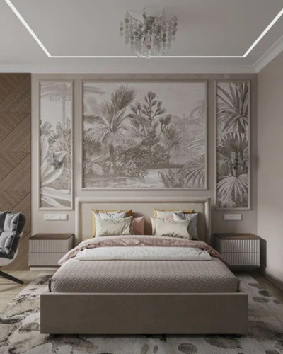 Pvc Printed Bedroom Wallpaper