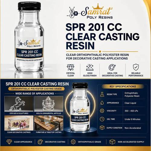 Spr 201 Cc Polyester Clear Casting Resin - Application: Statues
