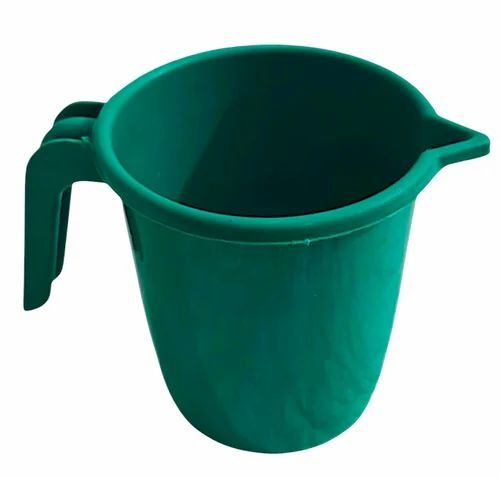 1 L Plastic Bath Mug - Color: Green