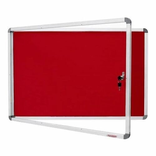 Acrylic Door Covered Notice Board
