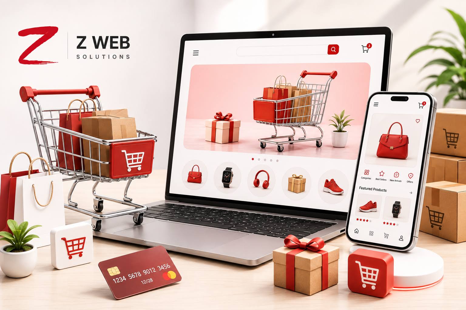 E-Commerce Websites By Z WEB SOLUTIONS