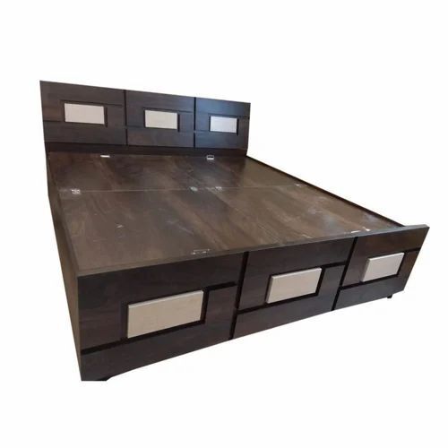 Fancy Wood King Size Bed