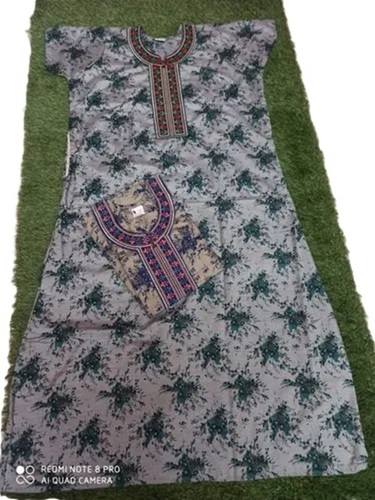 Ladies Printed Half Sleeves Nighty