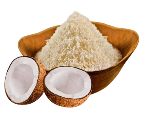 Loose Low Fat Desiccated Coconut Powder - Color: White