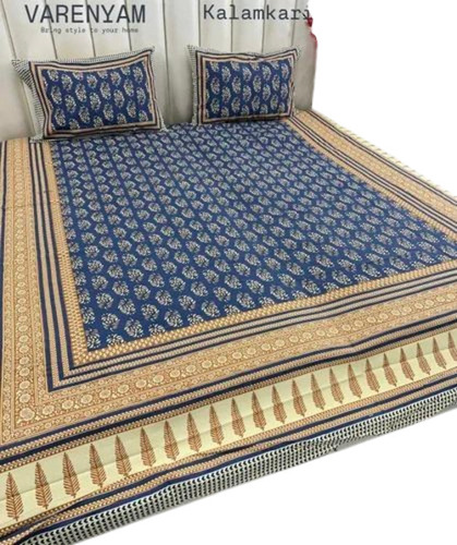 140 Gsm Cotton Printed Bed Sheet
