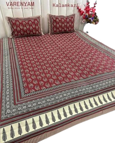 Cotton Printed King Bed Sheet