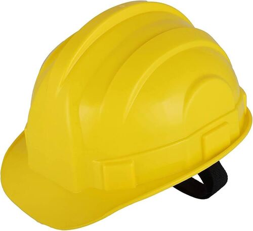 Durable Yellow Plastic Safety Helmet