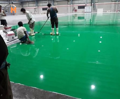 Industrial Epoxy Flooring - Application: Rollar