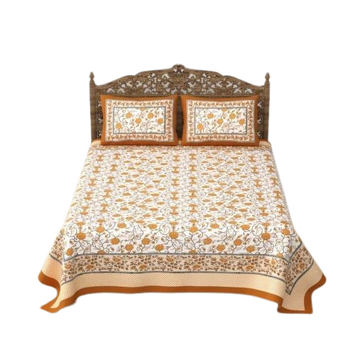 Multi Color Printed Double Bedsheet