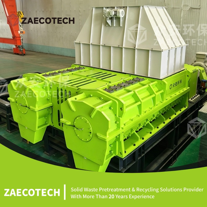 Rdf Shredder For Municipal Solid Waste Fuel Preparation - Application: Industrial