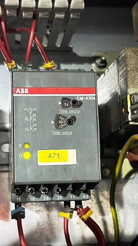 USED ABB CM-KRN Electronic Time Relay Industrial Contact Protection Relay Module